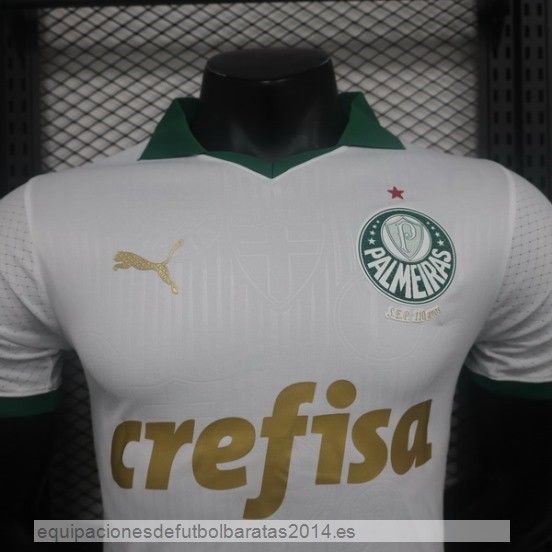 Nuevo 2ª Jugadores Camiseta Palmeiras 24/25 Blanco Baratas